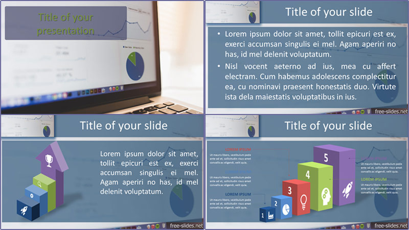 free Chart PowerPoint template from free-slides.net
