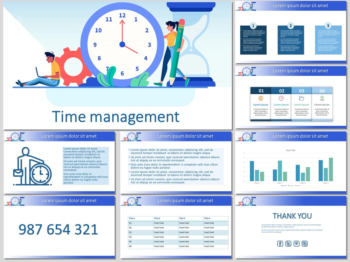Time Management - Free PowerPoint Template and Google Slides Theme