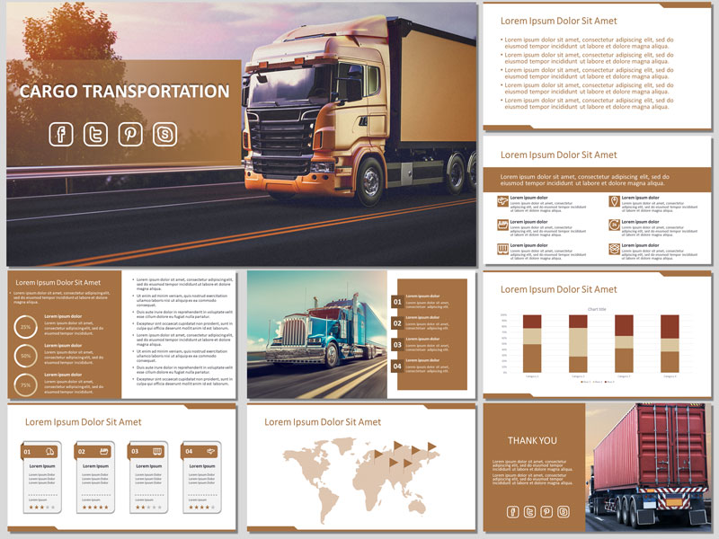 Cargo Transportation Presentation Template