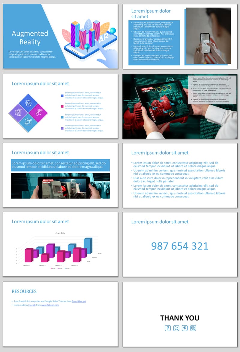 Augmented Reality - Free Presentation Template