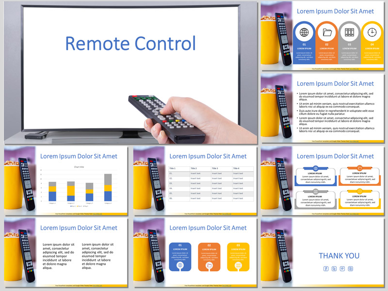 Remote Control Presentation Template