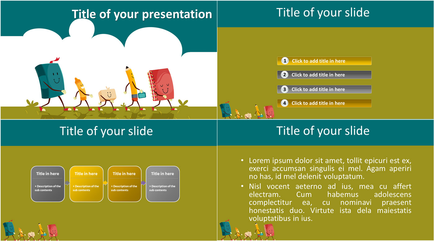 Knowing comes powerpoint template
