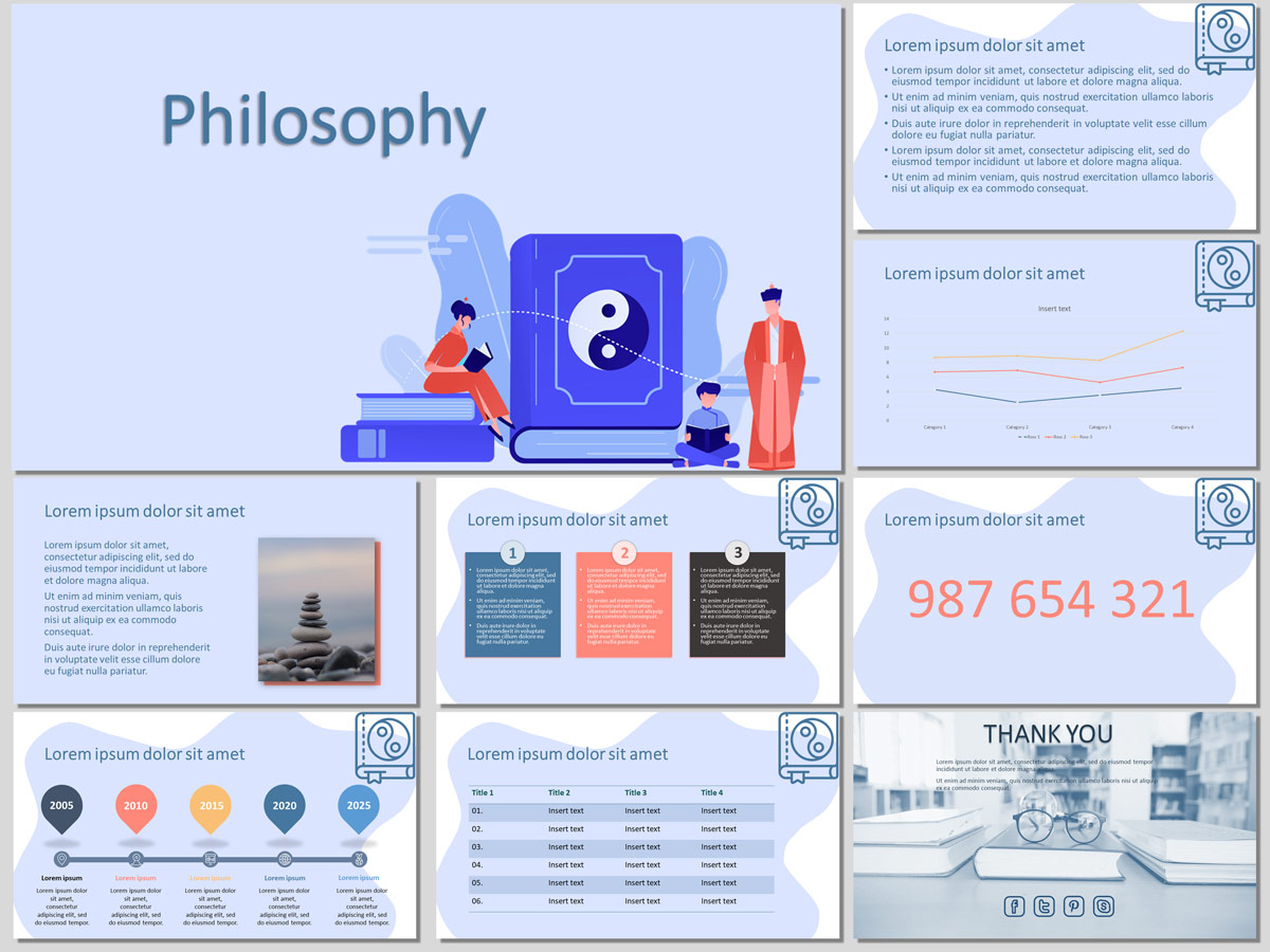 Philosophy - Free PowerPoint Template and Google Slides Theme