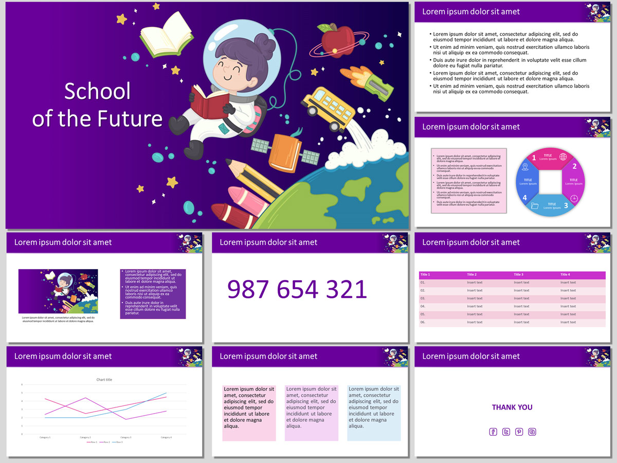School of the Future - Free PowerPoint Template and Google Slides Theme