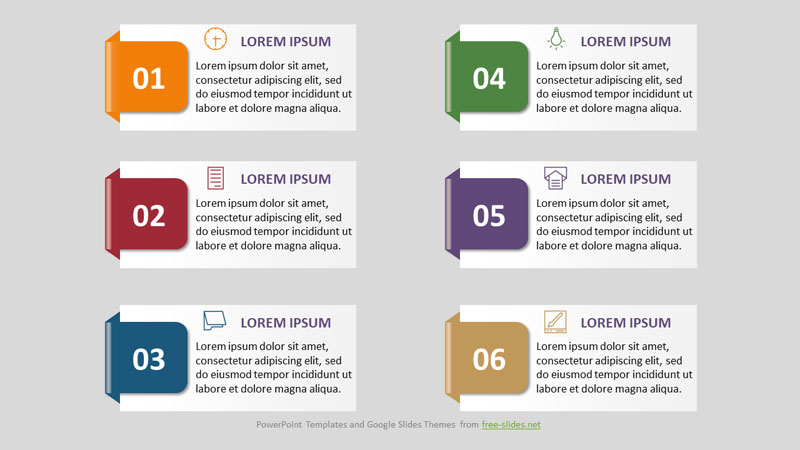 infographic powerpoint showing numbers