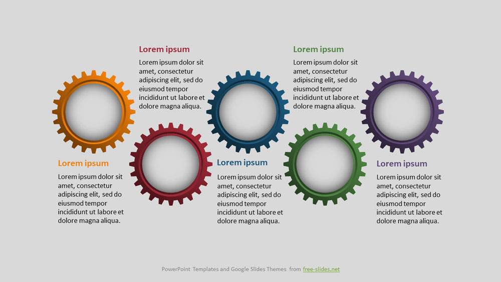 Gears - Infographic for Presentations