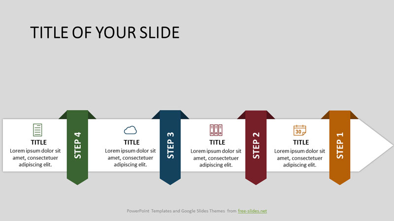 arrow with marks Infographic Template