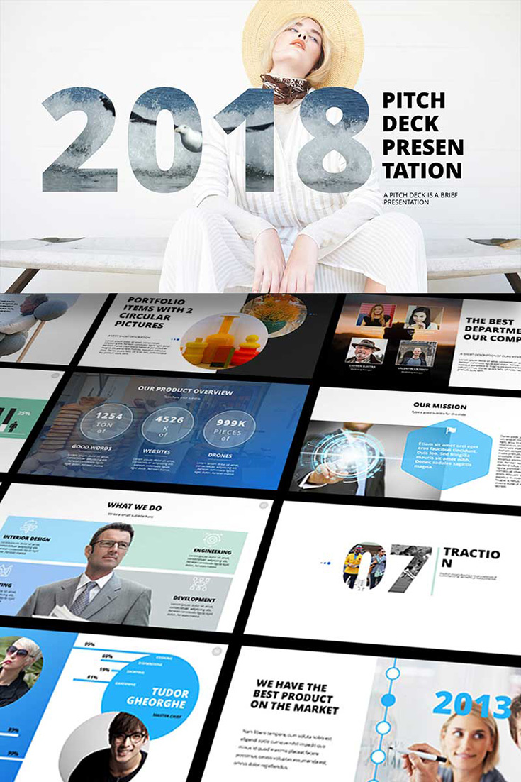 2019 Pitch Deck PowerPoint Template