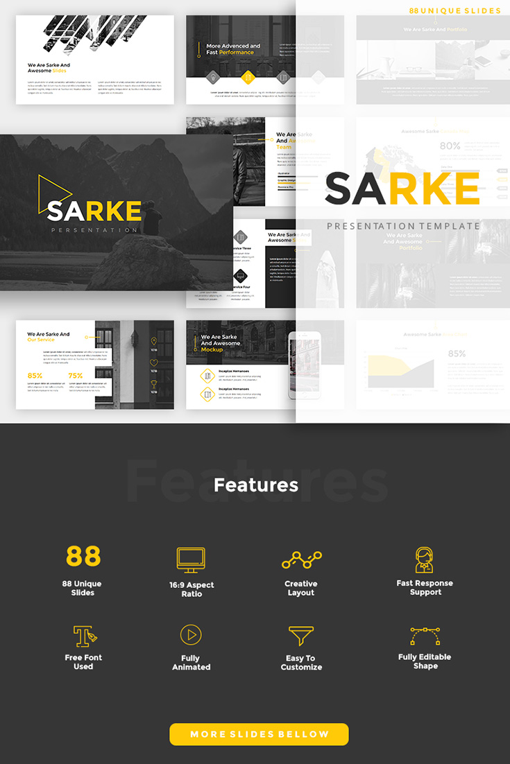 Sarke - Creative PowerPoint Template