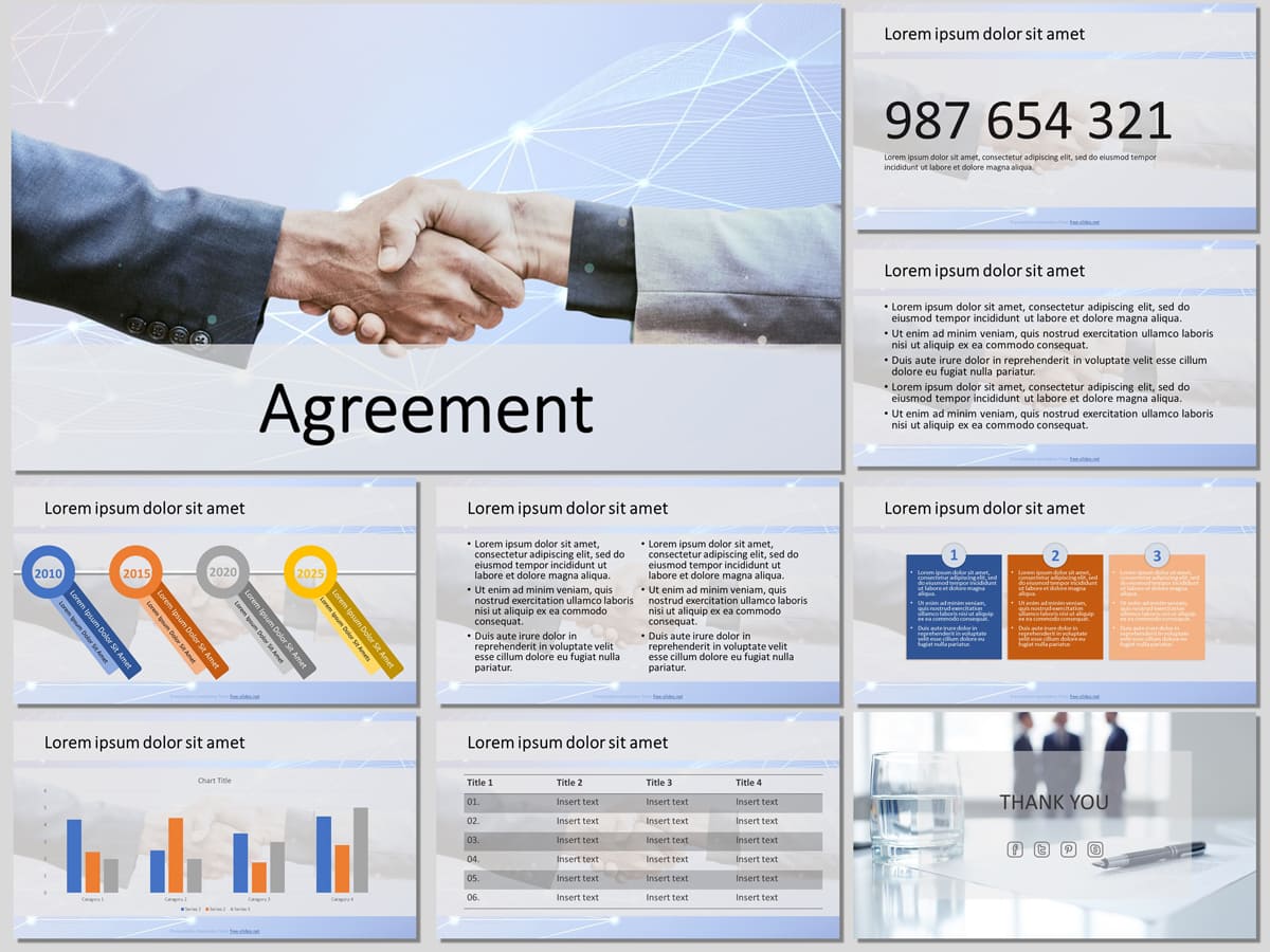 Agreement - Free Presentation Template