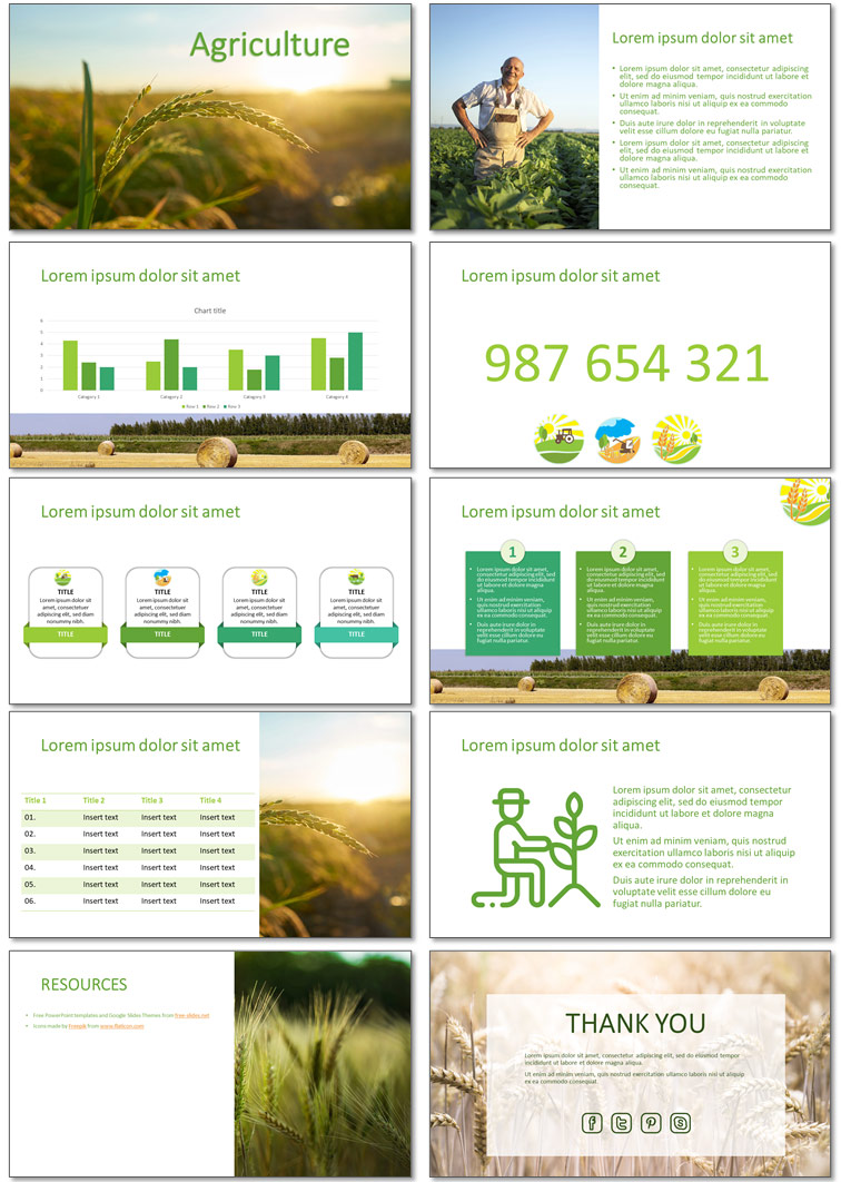 Agriculture - Free Presentation Template