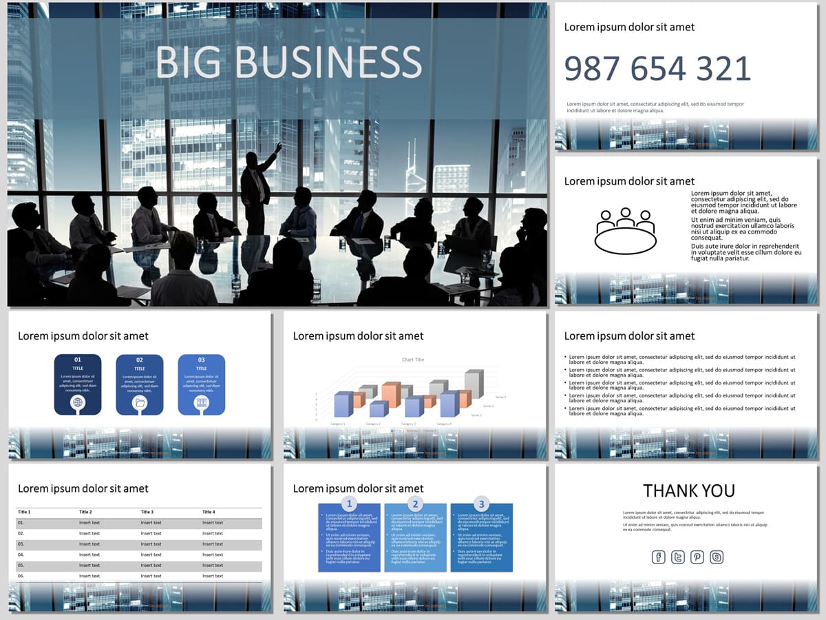 Big Business - Free Presentation Template