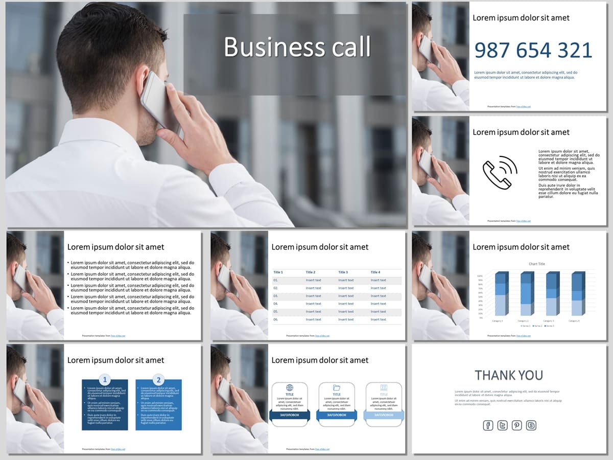 Business Call - Free Presentation Template