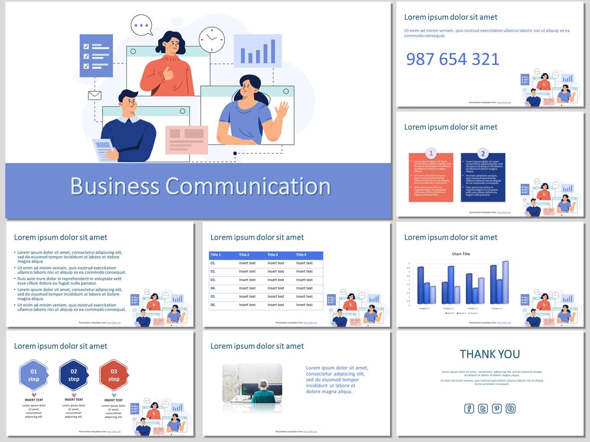 Business Communication Presentation Template