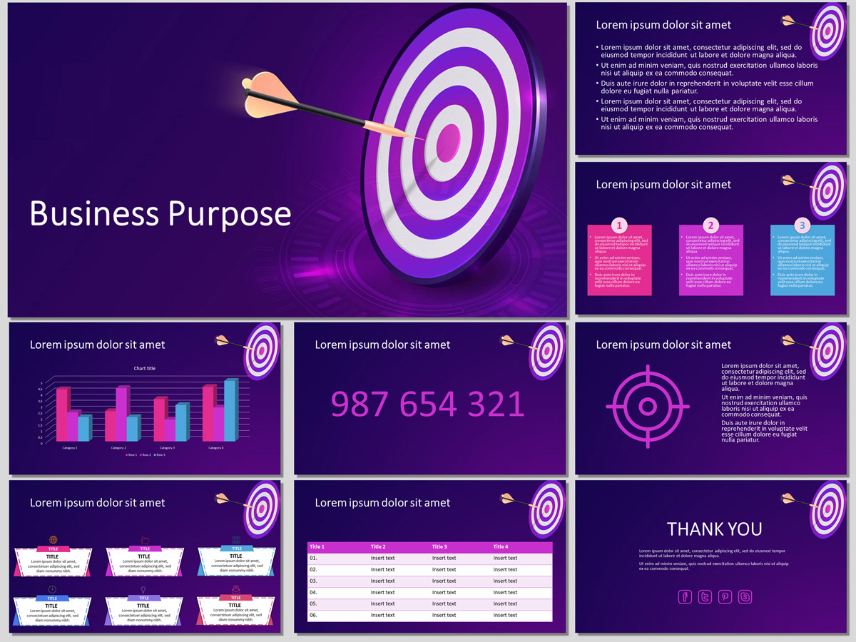 Business Purpose - Free PowerPoint Template and Google Slides Theme