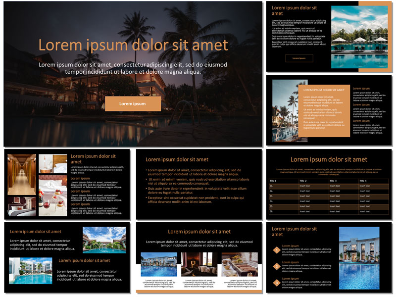 Free Hotel Powerpoint Template And Google Slides Theme
