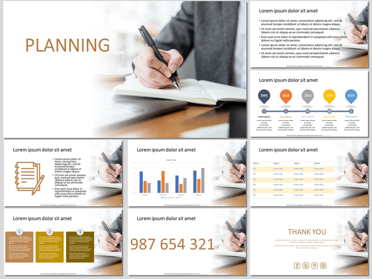 Planning - Free PowerPoint Template and Google Slides Theme