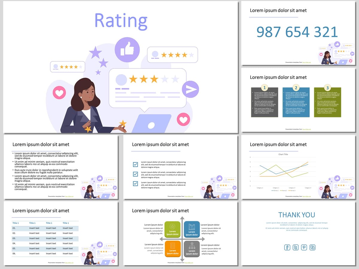 Rating - Free Presentation Template