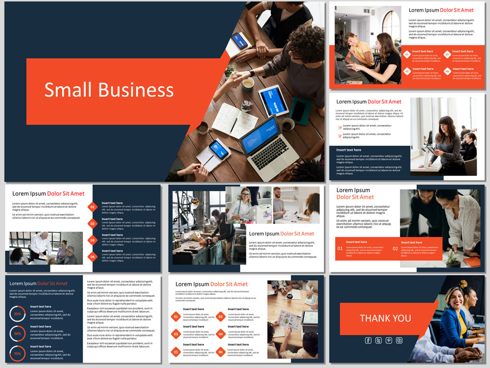 Small business presentation template