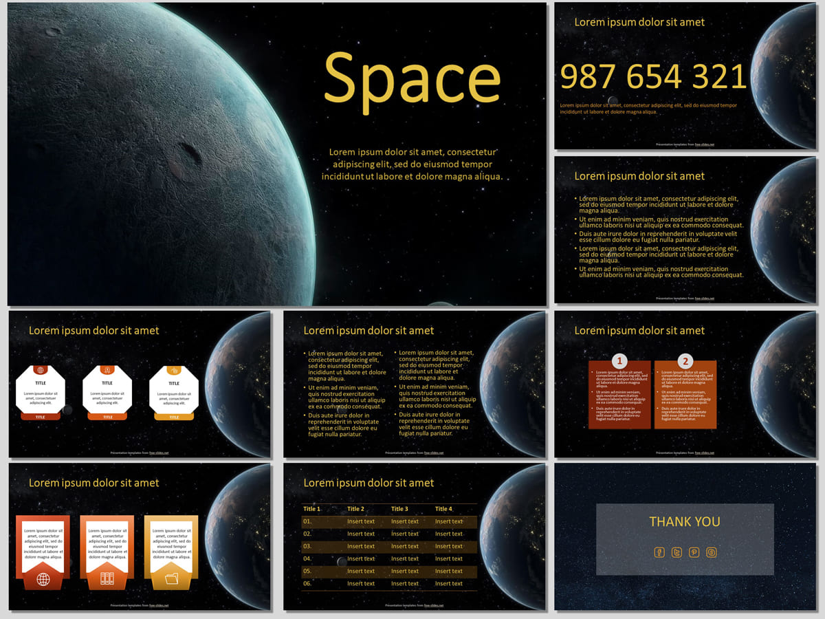 Space - Free Presentation Template
