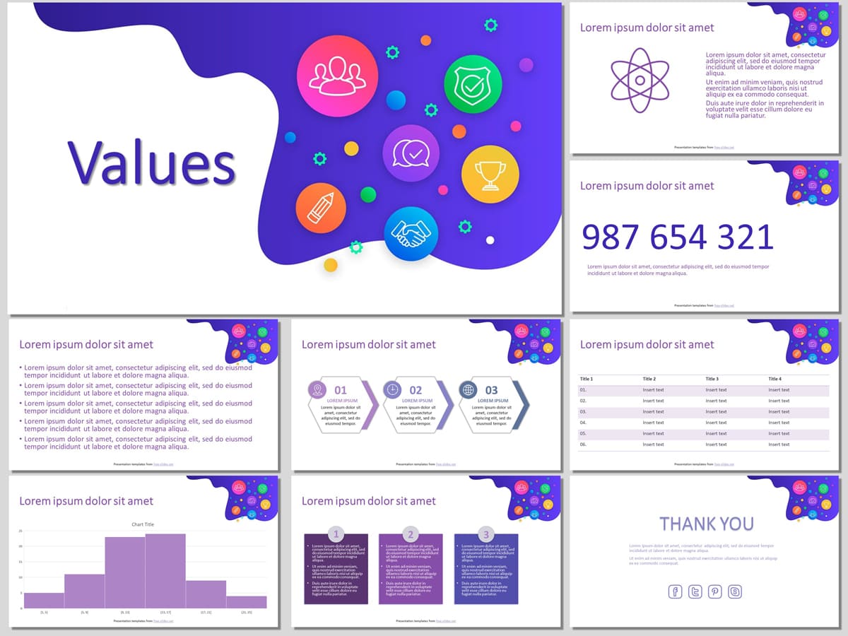 Values - Free PowerPoint Template and Google Slides Theme
