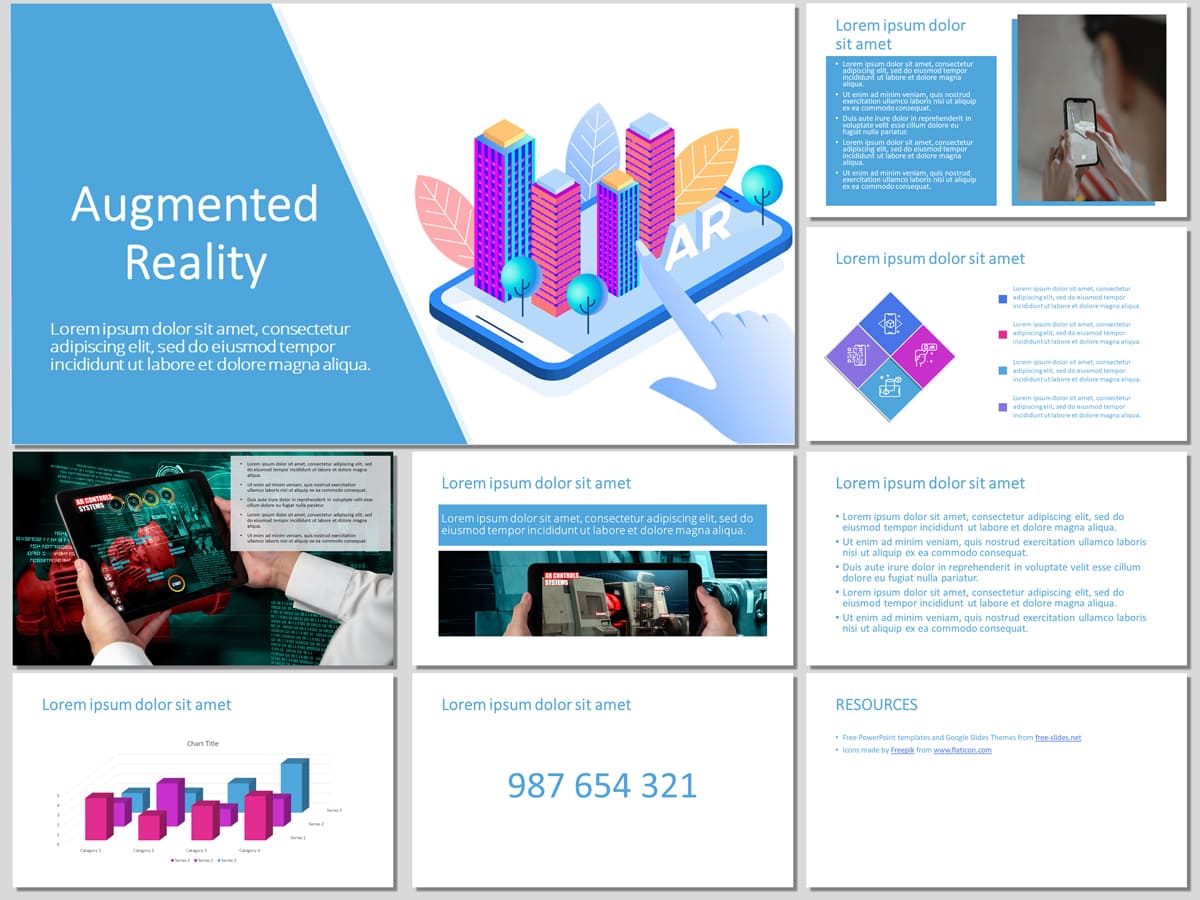 Augmented Reality - Free PowerPoint Template and Google Slides Theme