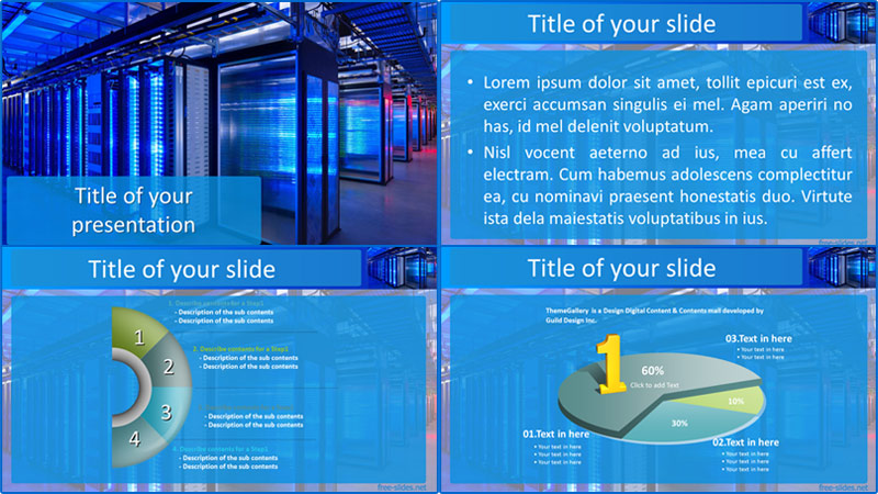 Host company powerpoint template from free-slides.net