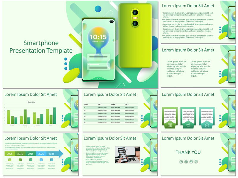 smartphone presentation template