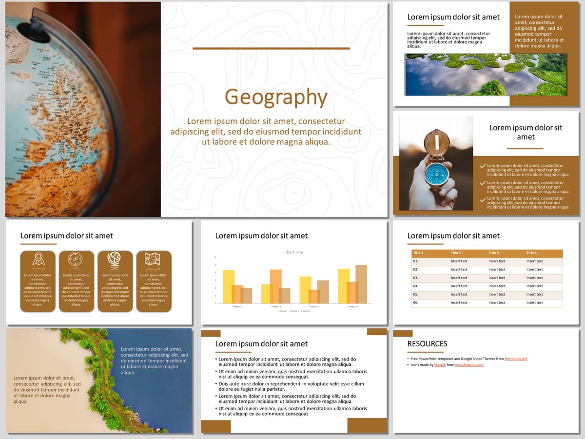 Free Geography PowerPoint Templates and Google Slides Themes