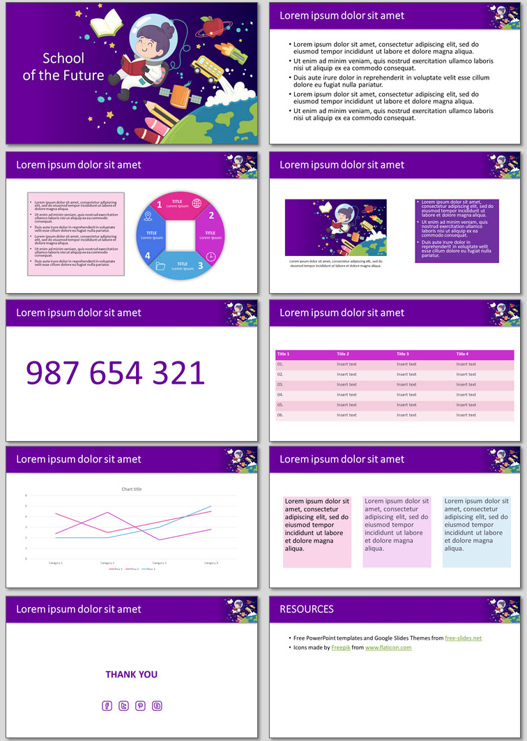 School of the Future - Free Presentation Template