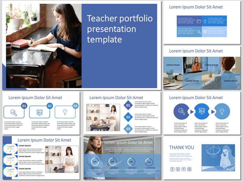 Teacher Portfolio Template Free Download