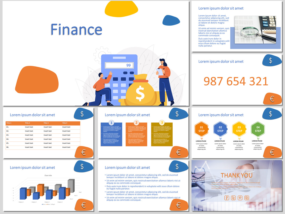 finance powerpoint presentation templates free download