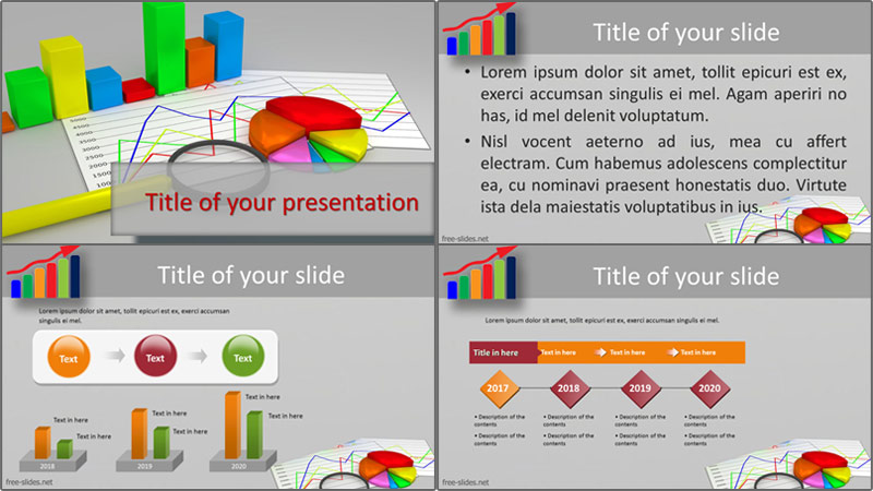 Free graph powerpoint template from free-slides.net