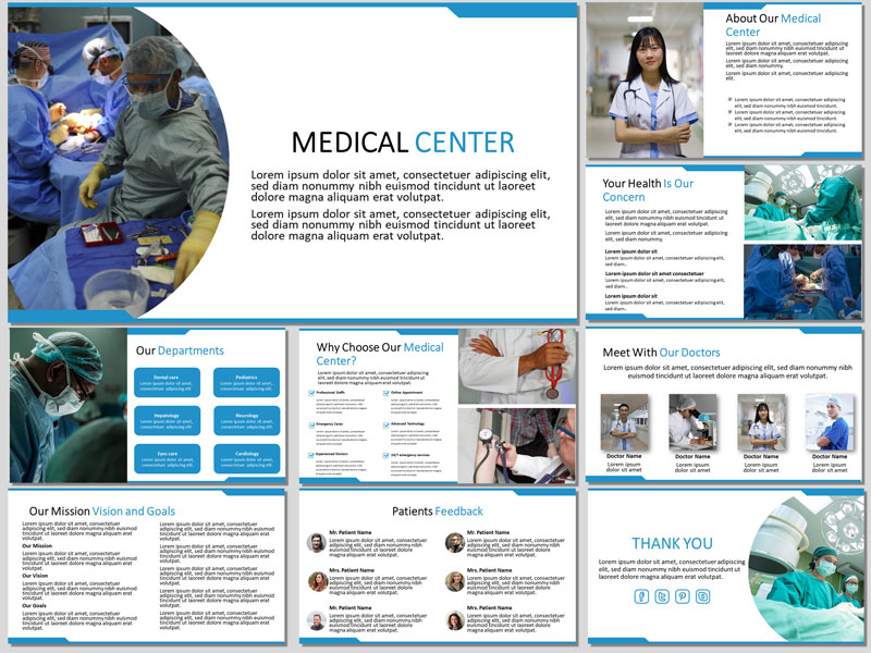 Medical Center presentation template