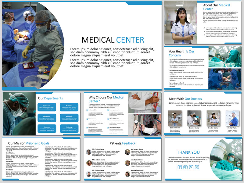 medical center presentation template