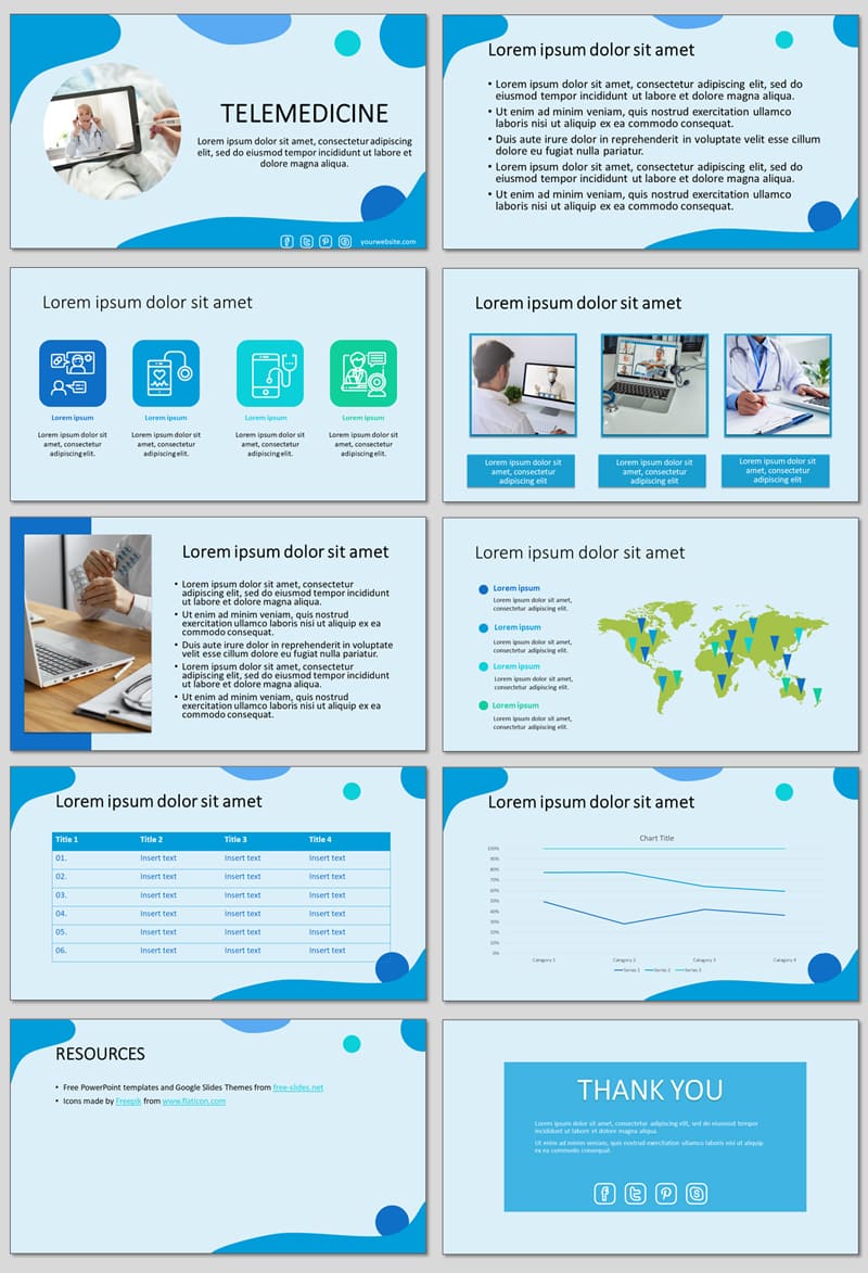 Telemedicine - Free Presentation Template