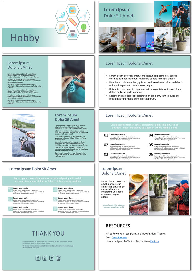 presentation templates hobbies