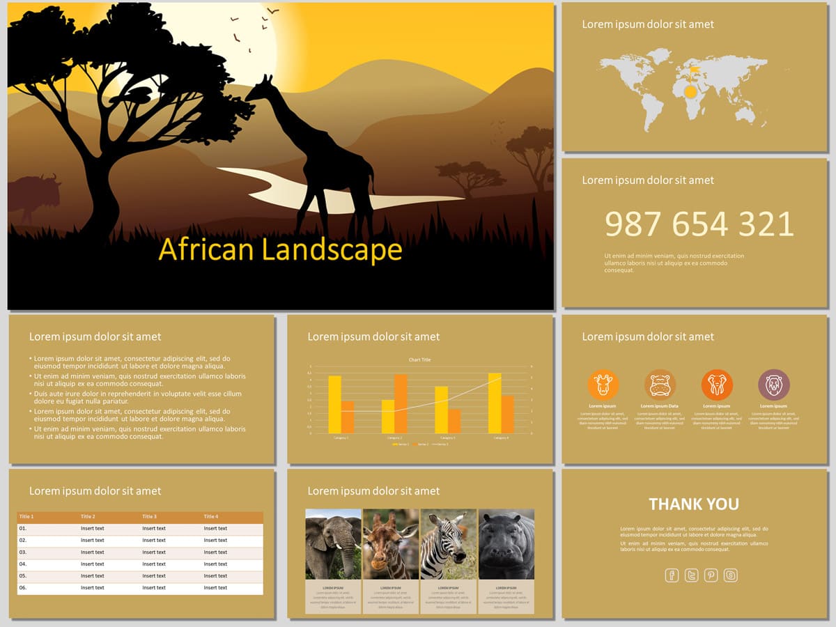 Africa Slides Template