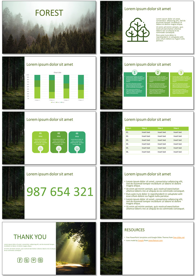 Forest Free Presentation Template