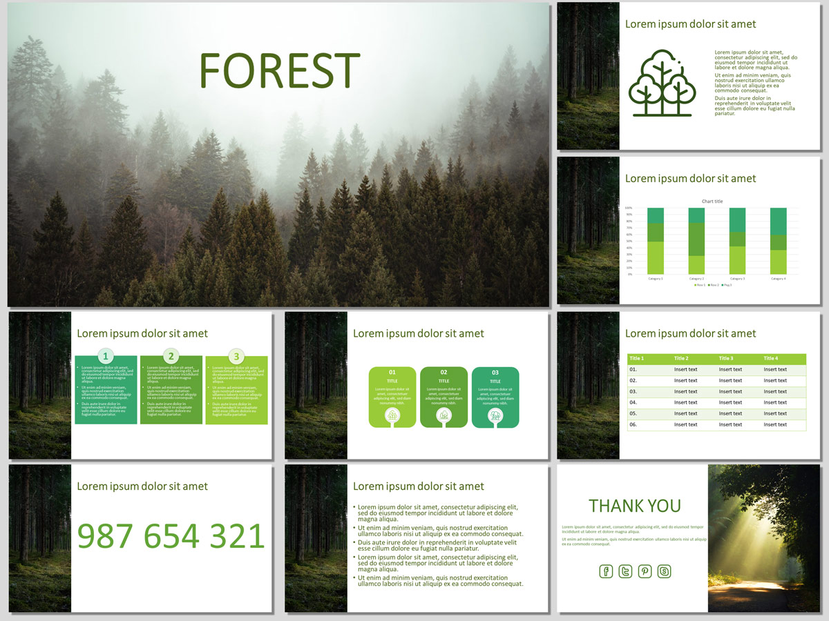 Forest  Free PowerPoint Template and Google Slides Theme