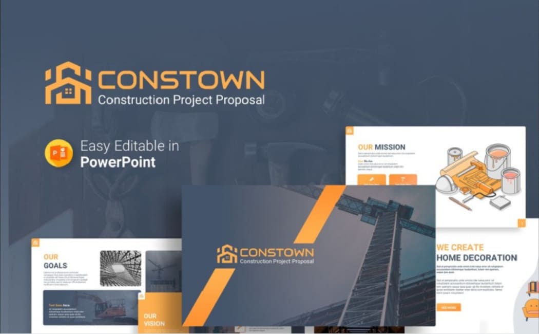 Constown. PowerPoint Presentation Template