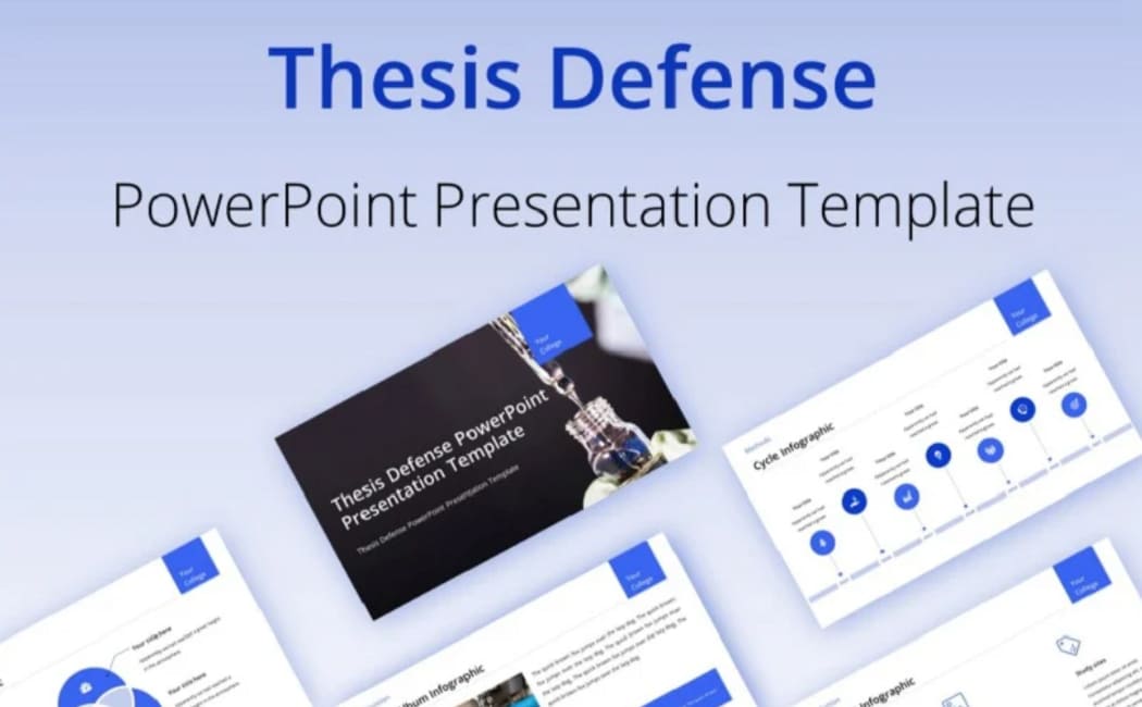 thesis defence powerpoint templates