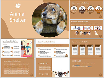 Free Animal Shelter PowerPoint Template and Google Slides Theme